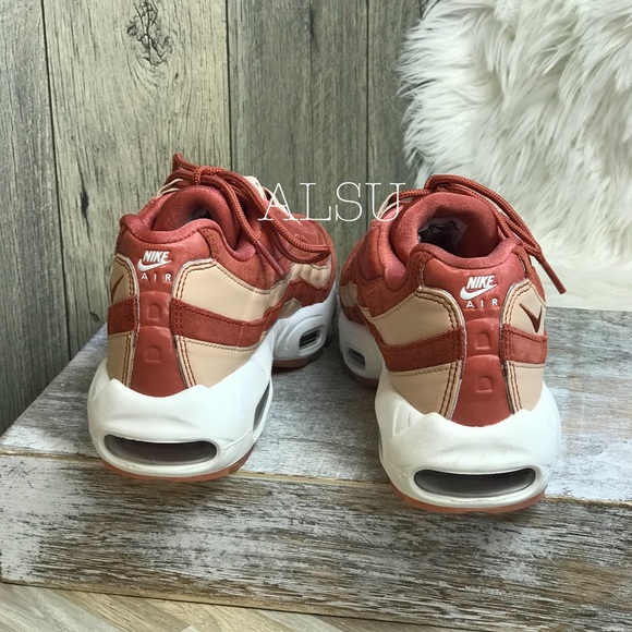 NWT Nike Air Max 95 LX Dusty Peach🍑 W AUTHENTIC - Picture 3 of 8